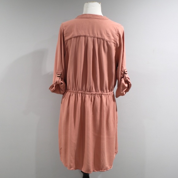 Rue + Plus Shirt Dress Womens 1X Tab Sleeve - Picture 3 of 4